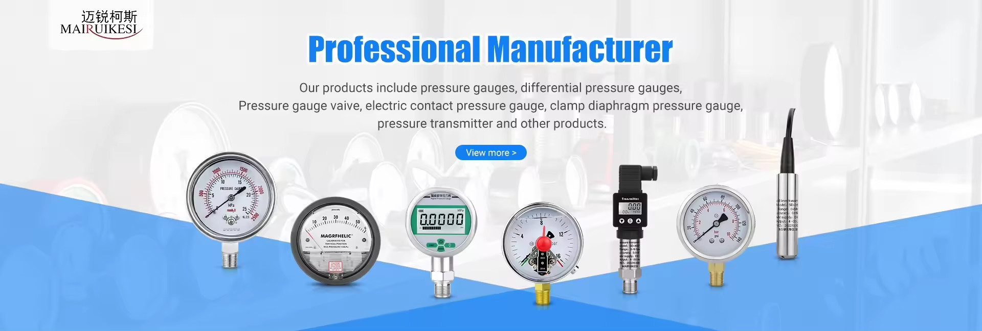 quality Mine Pressure Gauge factory